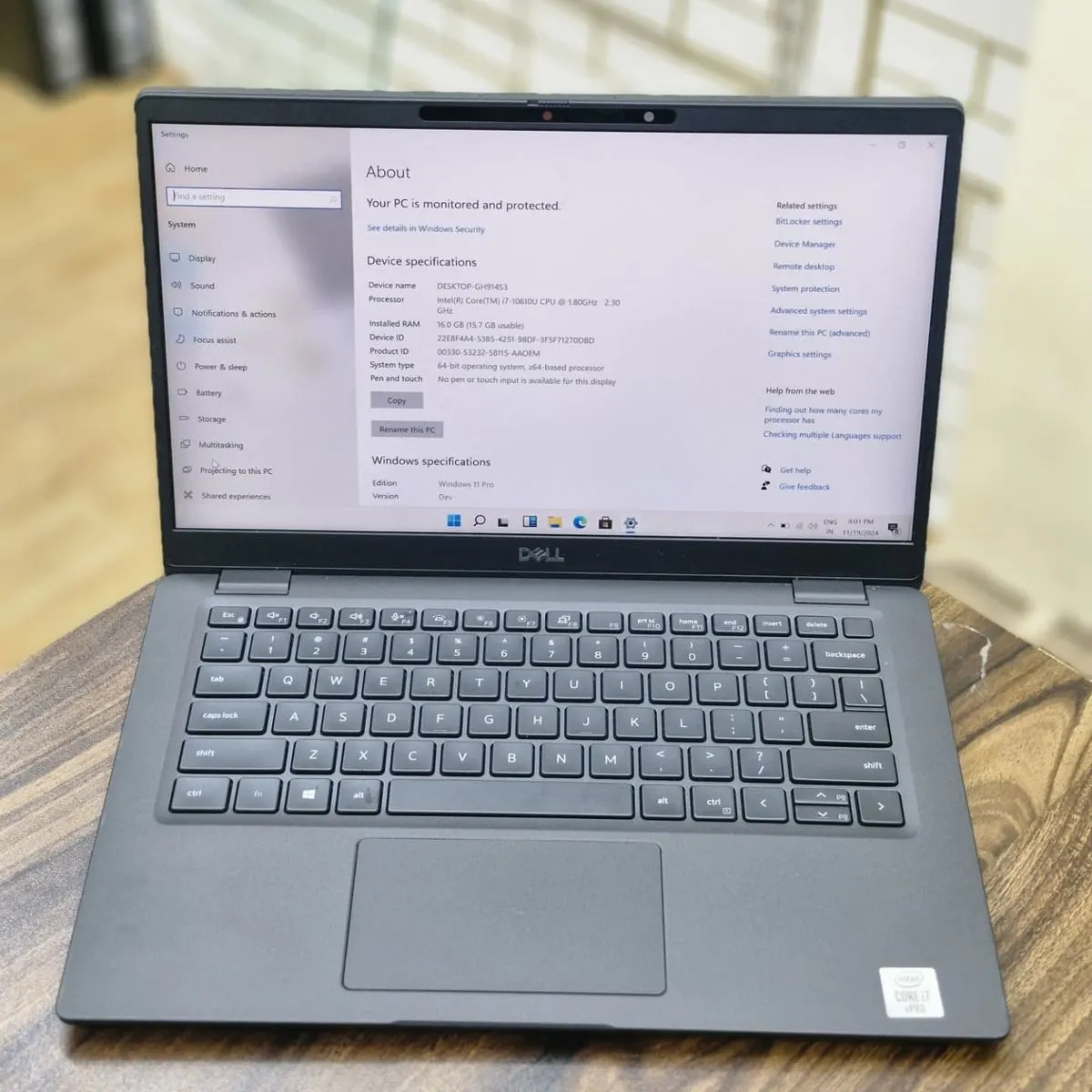 DELL, Latitude 5310, i7, 10th